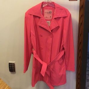 NWT cole B sport trench coat